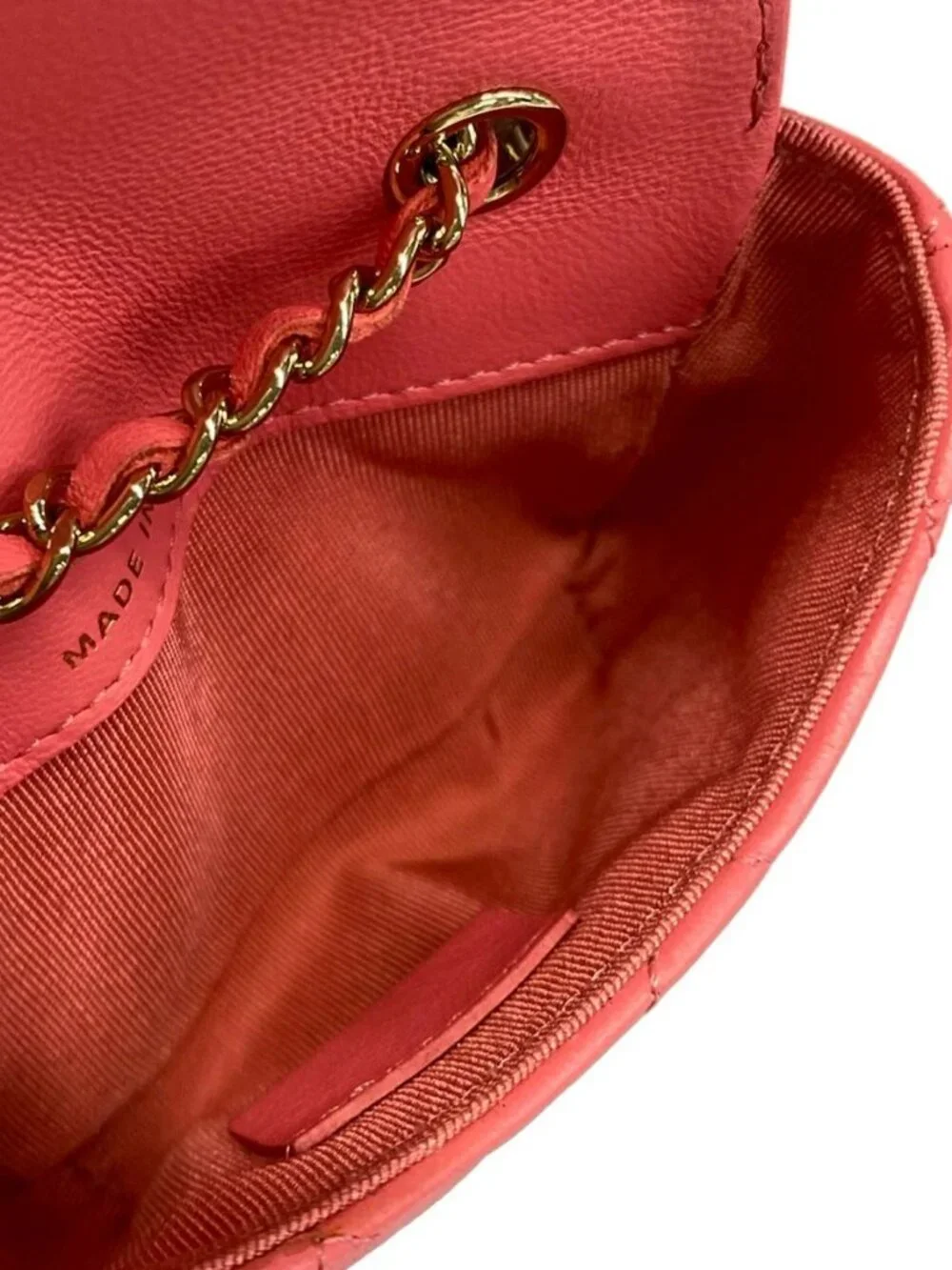CHANEL Mini Matelasse Pink Lambskin Bum Bag Gold hardware